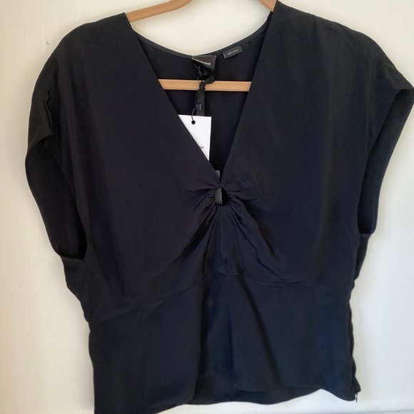 PINKO sleeveless V-neck blouse - Picture 4 of 7